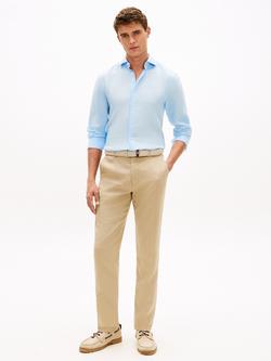 Tommy Hilfiger Regular Fit Linen Shirt, Breezy Blue - view 2, Breezy Blue