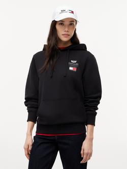 Tommy Hilfiger X Cadillac F1 Cotton Hoodie, Black - view 2, Black