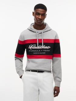 Tommy Hilfiger Cadillac Formula I Team Cotton Hoodie, Light Grey Heather, Light Grey Heather