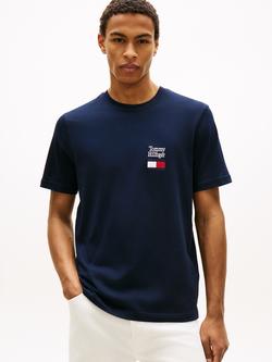 Tommy Hilfiger Logo Graphic T-Shirt, Desert Sky, Desert Sky