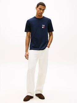 Tommy Hilfiger Logo Graphic T-Shirt, Desert Sky - view 2, Desert Sky