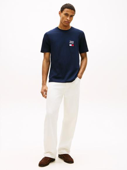 Tommy Hilfiger Logo Graphic T-Shirt, Desert Sky - view 2, Desert Sky