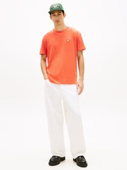 Tommy Hilfiger Cotton Blend Regular Fit Short Sleeve T-Shirt, Horizon - view 2, Horizon