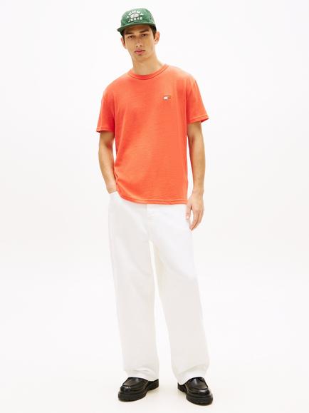 Tommy Hilfiger Cotton Blend Regular Fit Short Sleeve T-Shirt, Horizon - view 2, Horizon