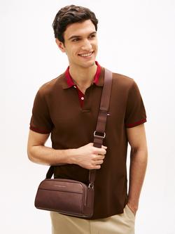 Tommy Hilfiger Textured Camera Bag, Coffee Bean - view 2, Coffee Bean