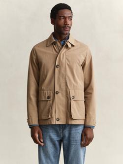 GANT Cotton Blend Barn Jacket, Light Taupe - view 2, Light Taupe