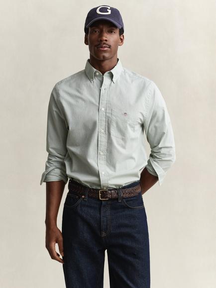 GANT Button Down Cotton Shirt, Surplus Mint, Surplus Mint