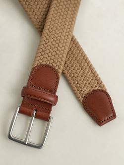 GANT Braided Belt, Warm Khaki - view 2, Warm Khaki
