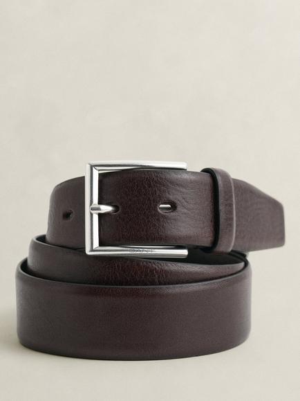 GANT Leather Belt, Rich Brown, Rich Brown