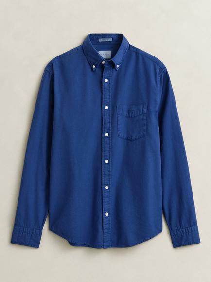 GANT Button Down Cotton Shirt, Crisp Blue, Crisp Blue