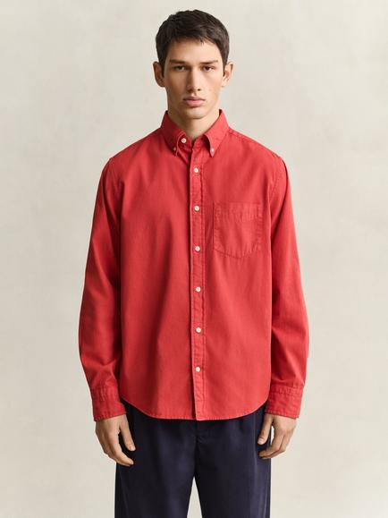 GANT Button Down Cotton Shirt, Maple Fire, Maple Fire