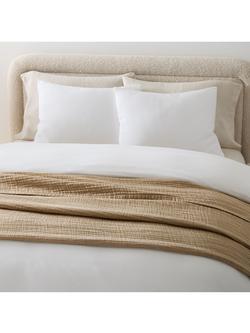West Elm Linen Blanket, Camel
