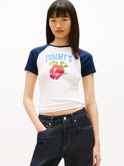 Tommy Hilfiger Slim Fit Graphic Fruit T-Shirt, Multi, Multi