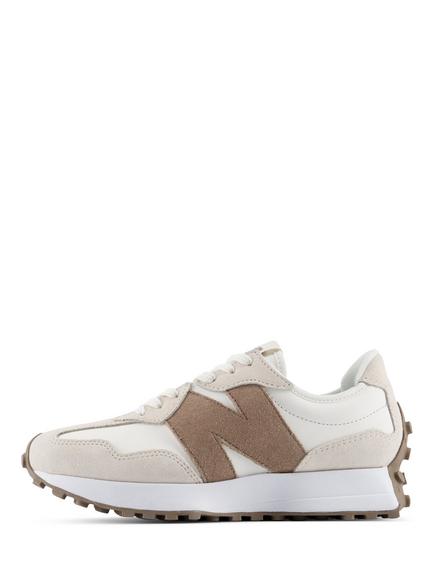 New Balance 327 Retro Running Trainers, Linen/Seasalt/Mush - view 2, Linen/Seasalt/Mush
