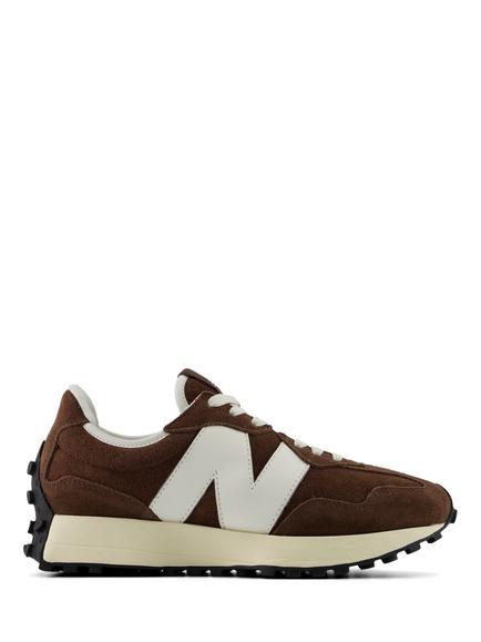 New Balance 327 Retro Running Trainers, Pumpernickel/Linen, Pumpernickel/Linen