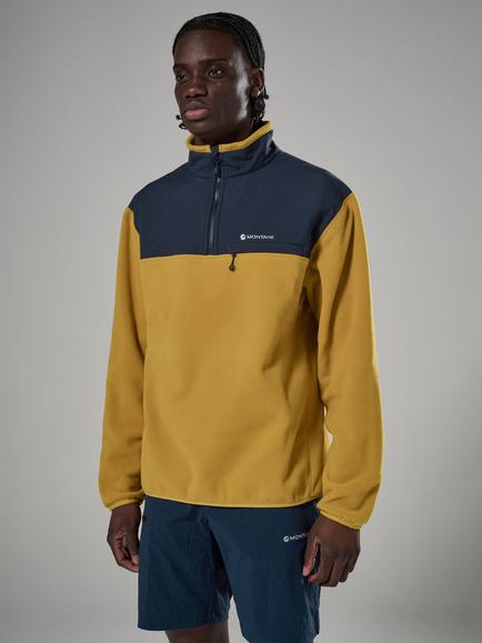 Montane Roco Half-Zip Thermo 200 Pile Fleece Jacket, Ginkgo Gold