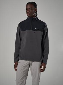 Montane Roco Half-Zip Thermo 200 Pile Fleece Jacket, Midnight Grey