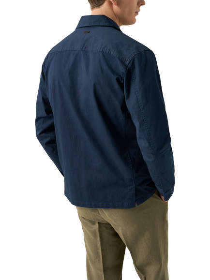 Eton Utility Chore Jacket, Navy - view 2, Navy