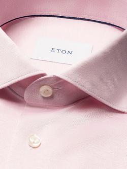 Eton Cotton Regular Fit Dress Shirt, Pink - view 2, Pink