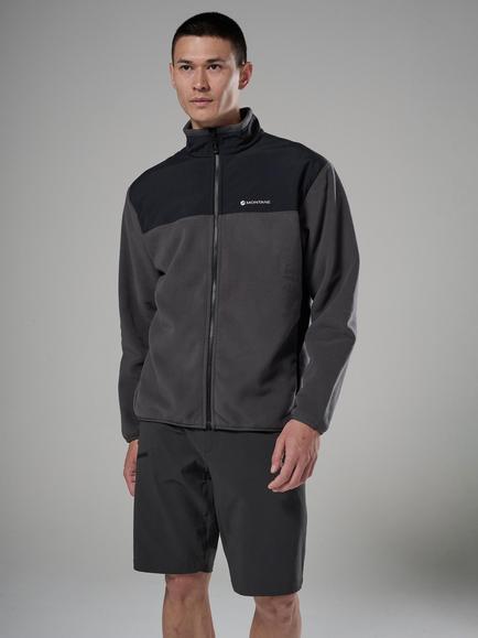 Montane Roco Full-Zip Thermo 200 Pile Fleece Jacket, Midnight Grey