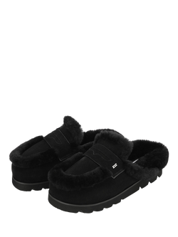 Nokwol Cherish Suede Mules - view 2, Black