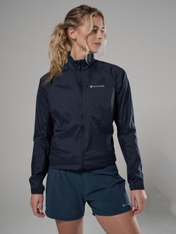 Montane Women's Featherlite Hooded Jacket, Eclipse Blue