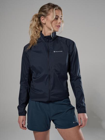 Montane Women's Featherlite Hooded Jacket, Eclipse Blue