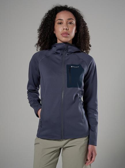 Montane Women's Protium CP Hoodie Top, Dark Sky