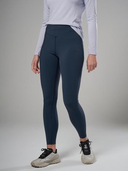 Montane Women's Ineo Lite Leggings, Black, Eclipse Blue