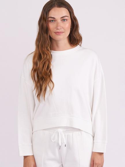 Cyberjammies Crew Neck Lounge Sweatshirt, White - view 2, White