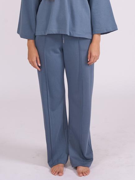 Cyberjammies Wide Leg Joggers, Smoke Blue - view 2, Smoke Blue