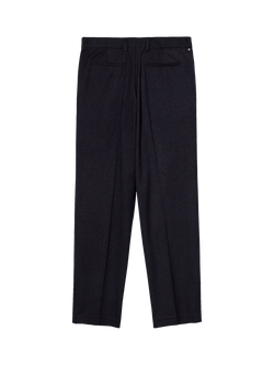 SISLEY Slim Fit Pleat Front Tailored Chinos, Black - view 2, Black