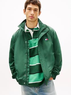 Tommy Hilfiger Flag Badge Windbreaker Jacket, Dark Green, Dark Green