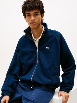 Tommy Hilfiger Twill Zip-Through Bomber Jacket - view 2, Dark Blue