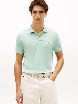 Tommy Hilfiger Cotton Regular Fit Interlock Knit Polo Shirt, Light Green
