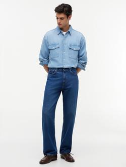 Tommy Hilfiger Relaxed Fit Denim Shirt, Light Blue - view 2, Light Blue