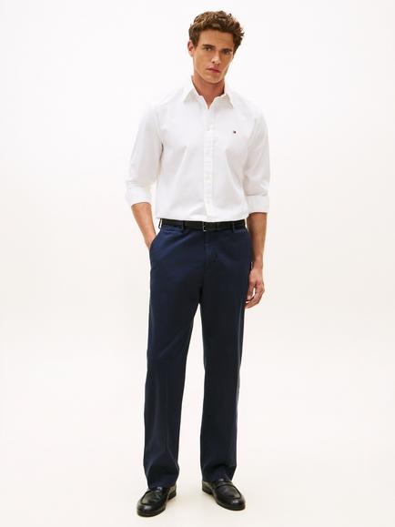 Tommy Hilfiger Cotton Dobby Flex Regular Fit Shirt, White - view 2, White