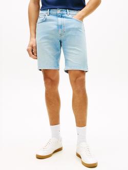 Tommy Hilfiger Denton Faded Denim Shorts, Light Blue, Light Blue