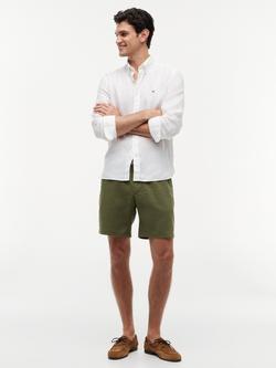 Tommy Hilfiger Doven Linen Blend Shorts - view 2, Olive Green