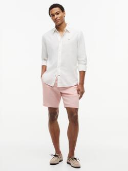 Tommy Hilfiger Doven Linen Blend Shorts - view 2, Light Pink