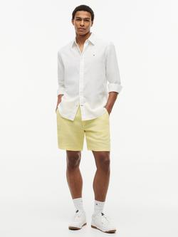 Tommy Hilfiger Doven Linen Blend Shorts - view 2, Light Yellow