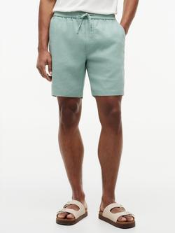 Tommy Hilfiger Dover Linen Blend Chino Shorts, Light Green, Light Green