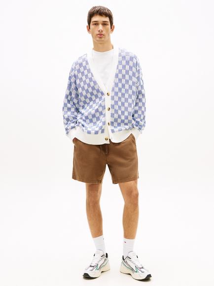 Tommy Hilfiger Relaxed Fit Logo Shorts, Brown - view 2, Brown