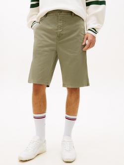 Tommy Hilfiger Otis Cotton Rich Chino Shorts, Olive Green