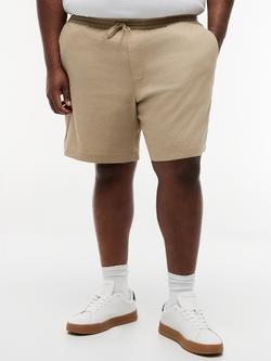 Tommy Hilfiger Plus Dover Linen Blend Shorts, Beige, Beige