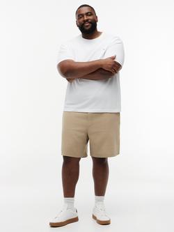 Tommy Hilfiger Plus Dover Linen Blend Shorts, Beige - view 2, Beige