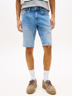 Tommy Hilfiger Ronnie Whiskered Slim Fit Denim Shorts, Blue, Blue