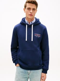 Tommy Hilfiger Cotton Terry Heritage Hoodie, Dark Blue