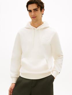 Tommy Hilfiger Cotton Tonal Logo Hoodie, Beige, Beige