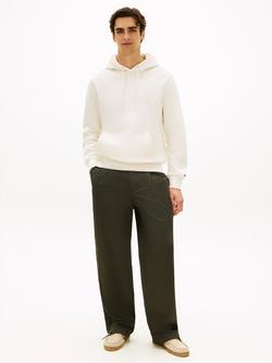 Tommy Hilfiger Cotton Tonal Logo Hoodie, Beige - view 2, Beige